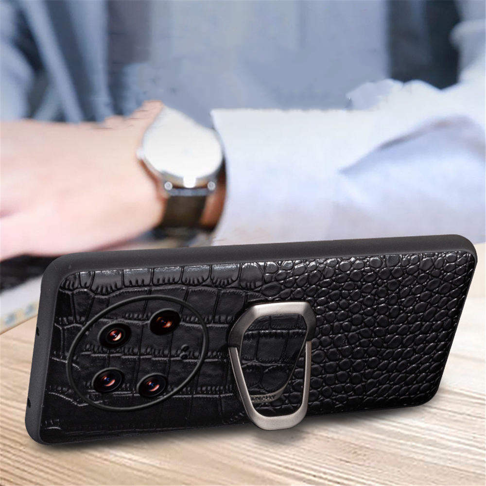 Оригинальный кожаный чехол-крокодил для Xiaomi 11 12 13 14 15 17 Pro Ultra с кольцом-подставкой