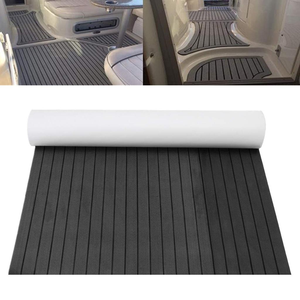 3Type Self-Adhesive Foam Teak Decking EVA Foam Marine Flooring Faux Boat Yacht Flooring Decking Sheet Marine Orange Vehicle Pad