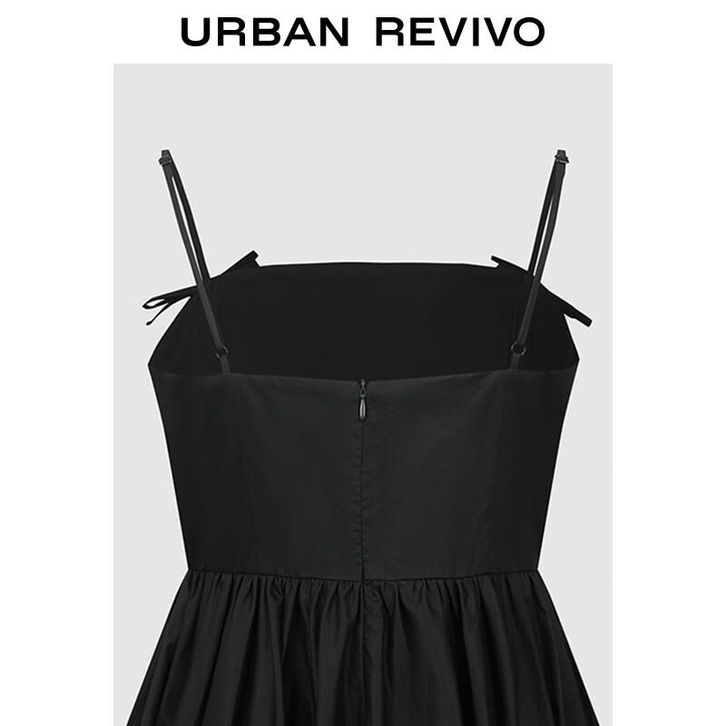 Женское повседневное платье на бретелях с бантом и тюльпановым подолом