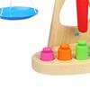 Деревянные весы игрушка для детей малышей математика обучение взвешивание игрушки для дома и школы использования