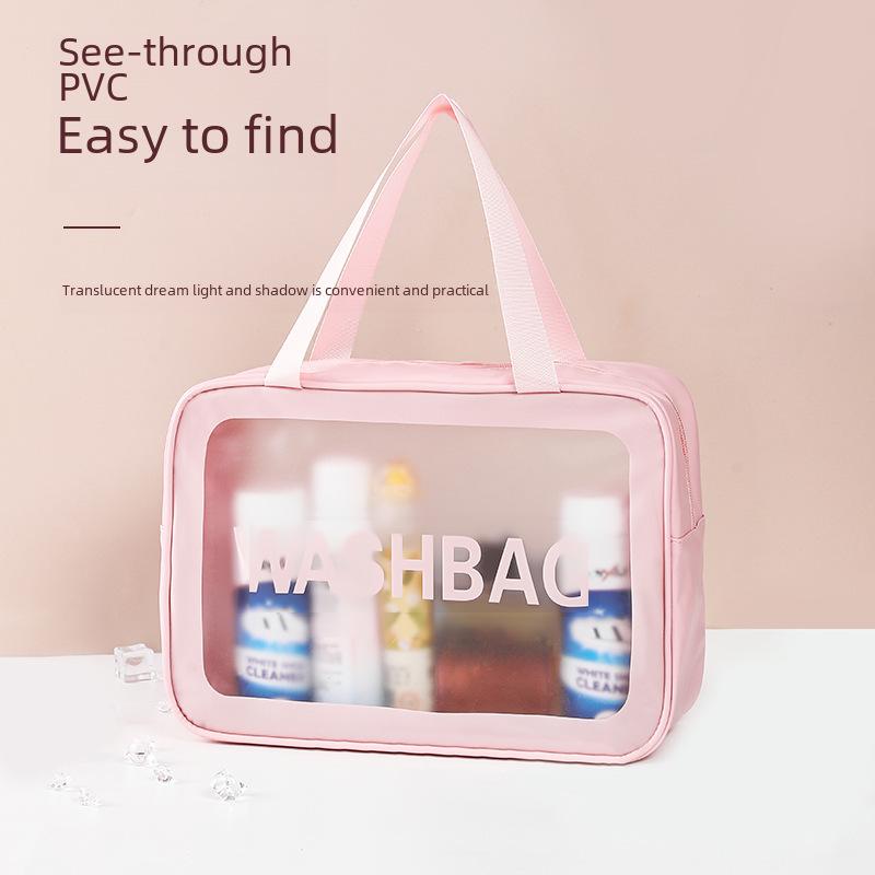 Большая вместительная водонепроницаемая дорожная сумка из ПВХ для туалетных принадлежностей - CrossBorder Cosmetic & Swim Storage
