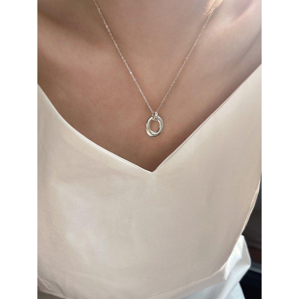 Silver925 Donut Necklace (2Color)