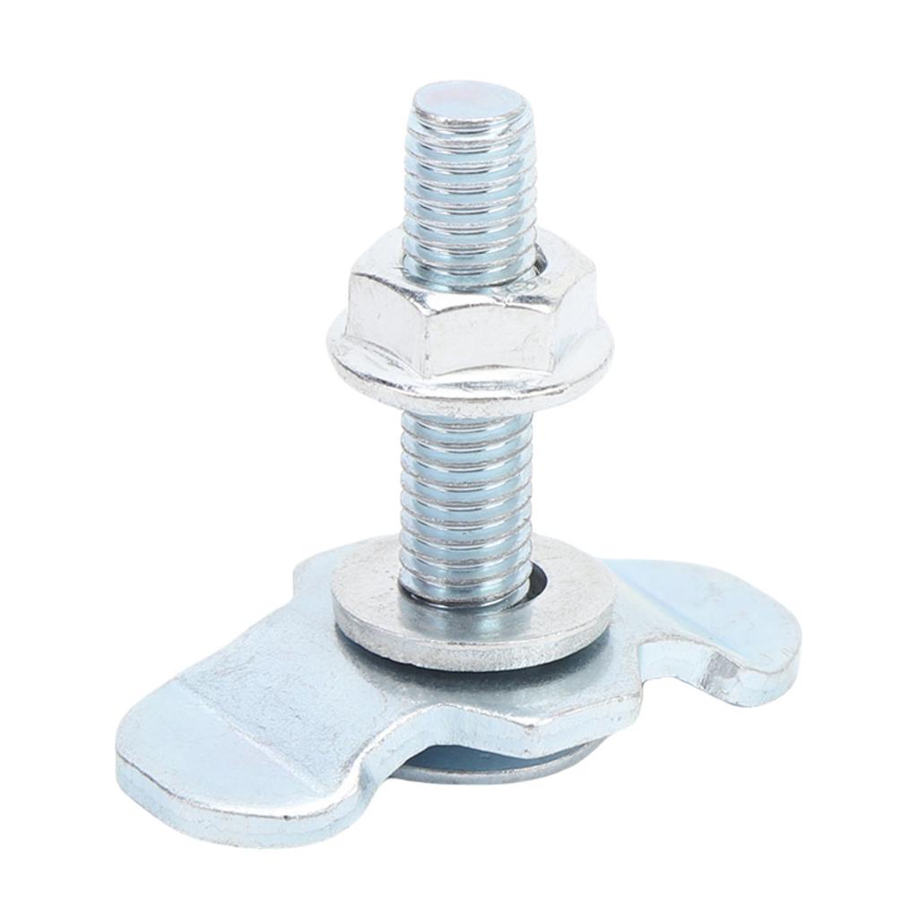 10 шт. L-образная направляющая с двойным проушиной, резьбовая шпилька-гайка, фитинг, оцинкованная L-образная направляющая, резьбовые фитинги-шпильки, крепеж для фургона