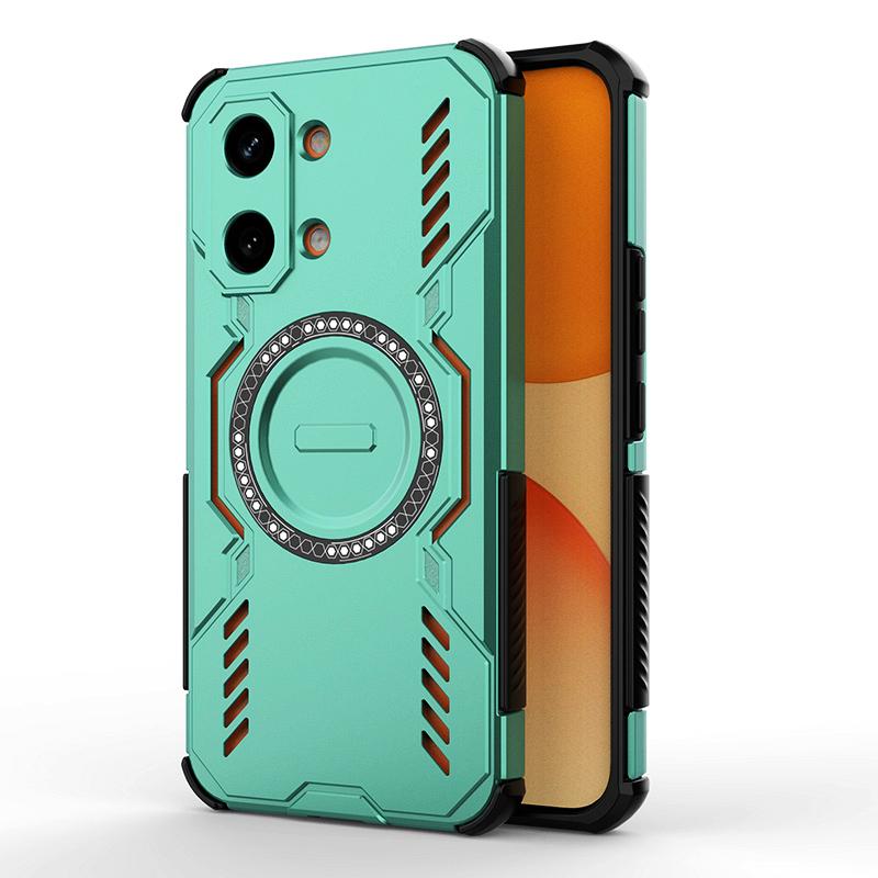 KEYSION Полый корпус с рассеиванием тепла для Xiaomi POCO X8 Pro Max TPU+PC Магнитное охлаждение Ударопрочный чехол для телефона для POCO X8 Pro