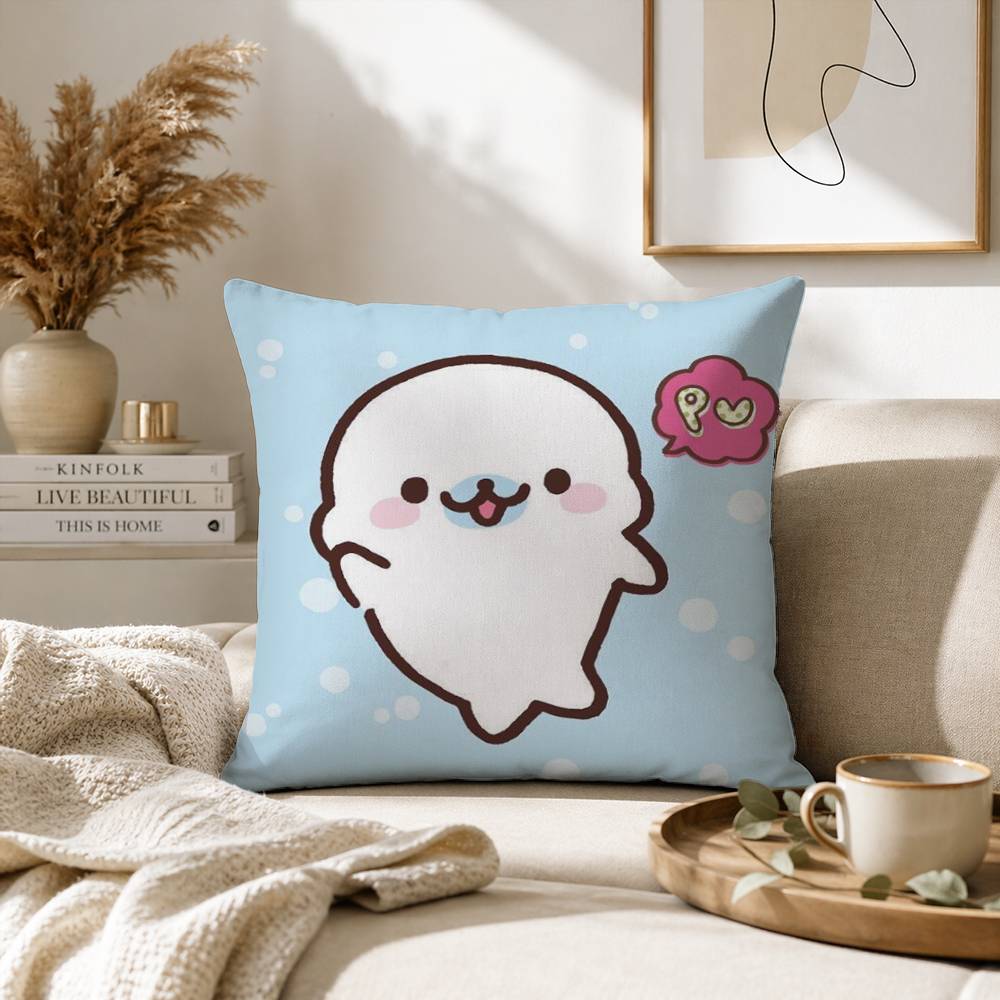 Kawaii Cartoon Mamegoma anime Pillow Case Cushion Cover Throw Pillow Case For Car Sofa