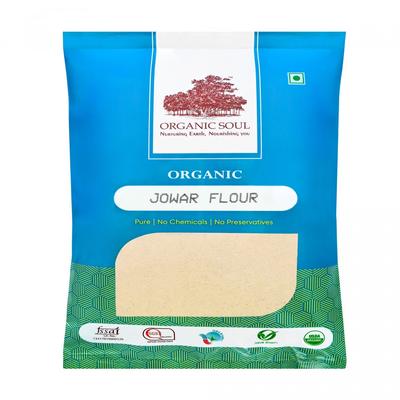 Мука из органического Сорго (500 г), Organic Jowar Flour,  Organic Soul