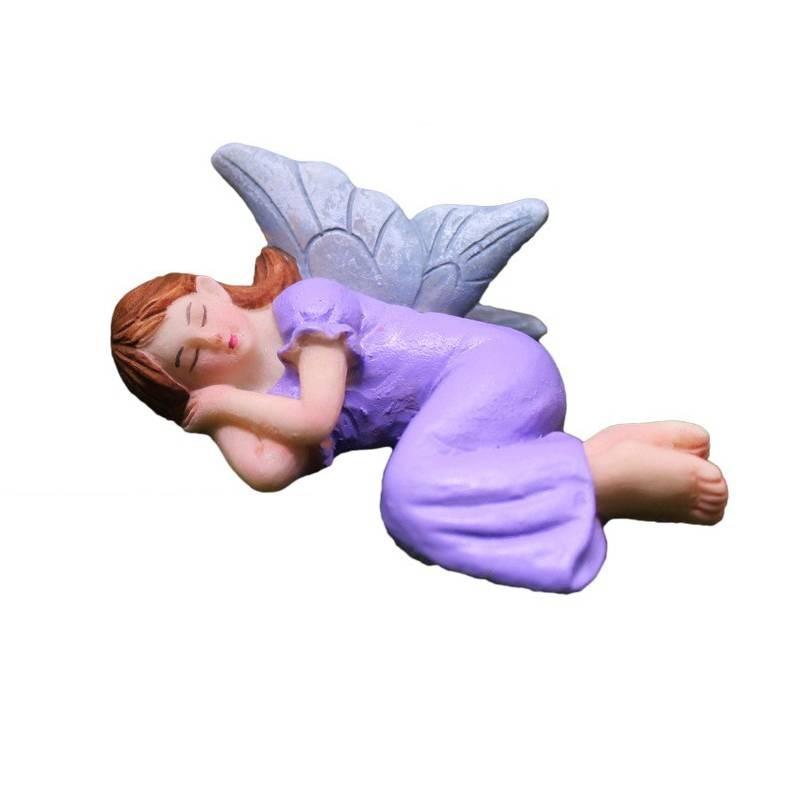 Flower Fairy Resin Crafts Wing Design Micro Landscape Ornament Decoration