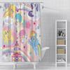 Hot Cartoon My L-Little P-Pony Shower Curtain Waterproof Polyester Fabric Paint Colorful Bath Curtains Curtain with Hook