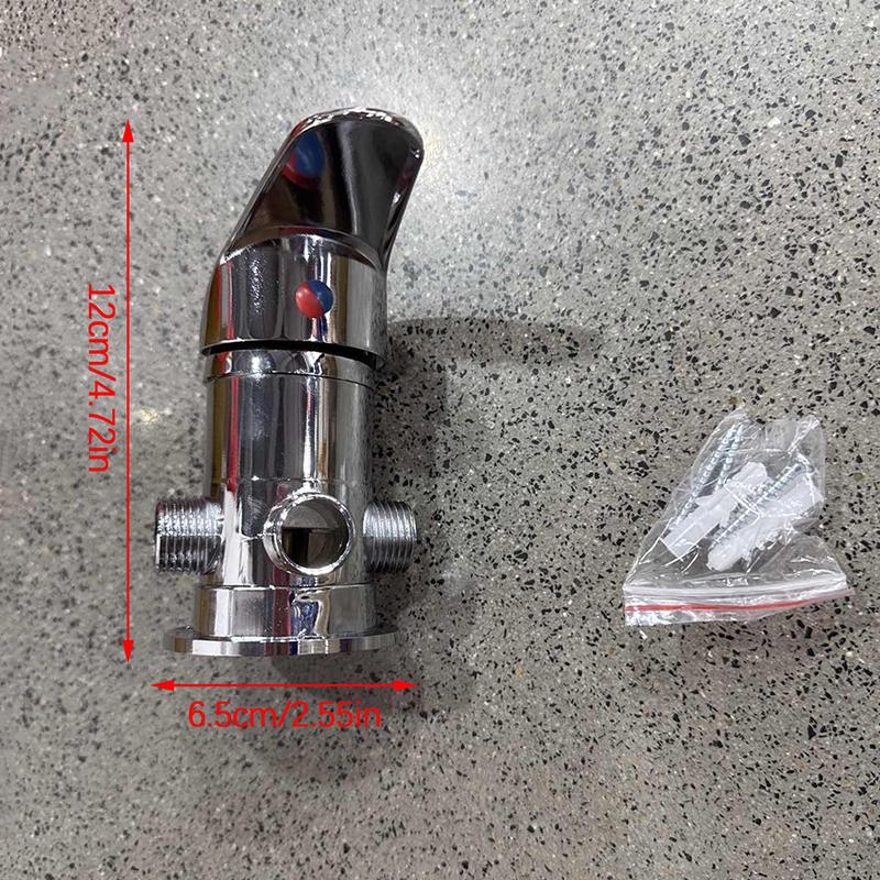 Солнечный водонагреватель Смесительный клапан Горячий Холодный Смеситель Ручка Переключатель 3-ходовой Клапан для смесителя для ванной Комната Душевой Разветвитель Соединитель