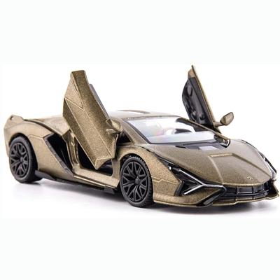 Масштаб 1/36 Lamborghini Sián FKP37, литая модель автомобиля, игрушечный автомобиль из цинкового сплава для детей, транспортные средства с откатным механизмом, игрушечный автомобиль для малышей, подарок для мальчиков и девочек
