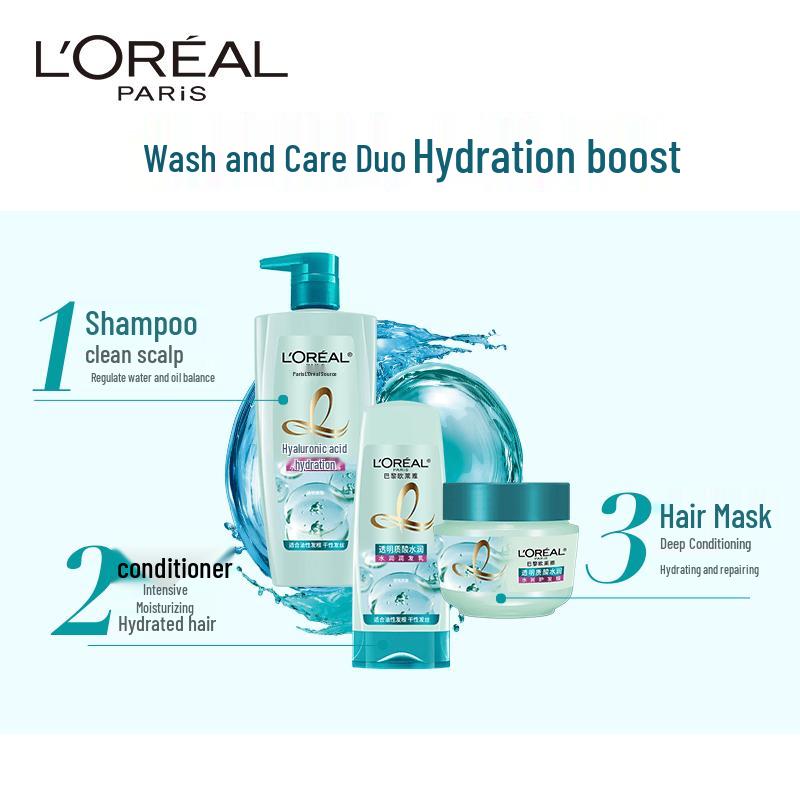 Увлажняющий шампунь с гиалуроновой кислотой L'Oreal