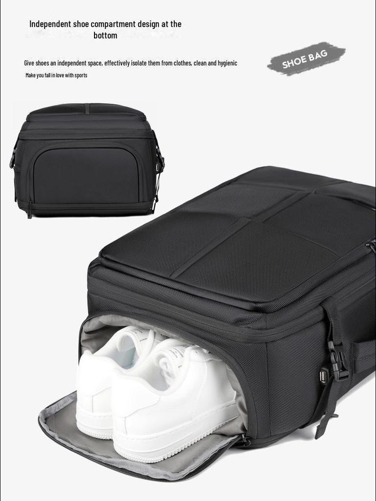 Расширяемый 180° Многофункциональный рюкзак для путешествий и работы