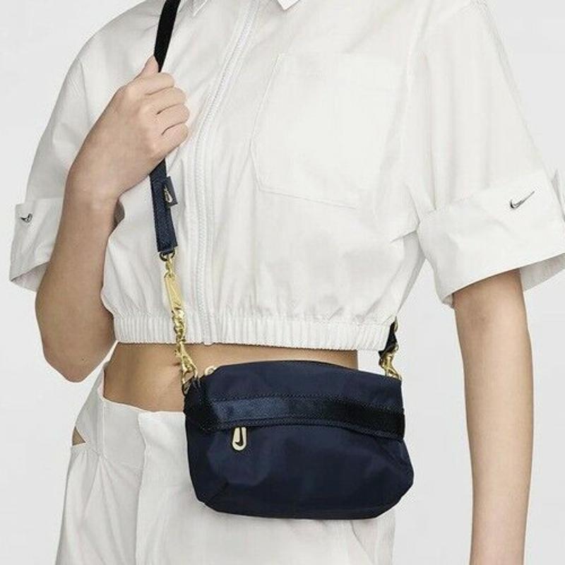 Nike Тканевая сумка через плечо женская цвета «молния»/«молния»/кунжутно-коричневый, повседневная, CW9304-437