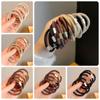 5 шт. Высокоэластичный корейский ремешок для хвоста в стиле минимализма, браслет-веревка для волос в форме фрикадельки
