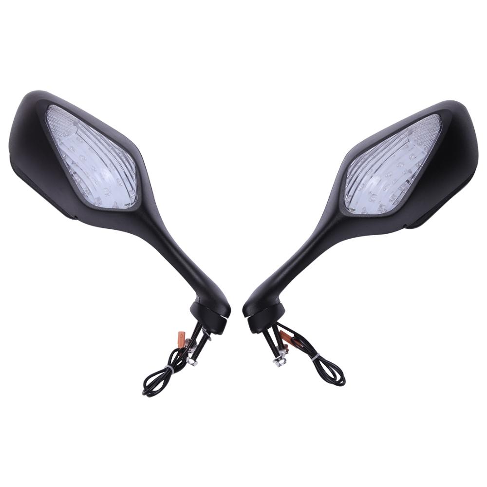 Motorcycle Rear View Mirrors LED Turn Signal Light Side Mirrors Accessories For Honda Cbr1000rr 2008 Cbr 1000 Rr 1000rr