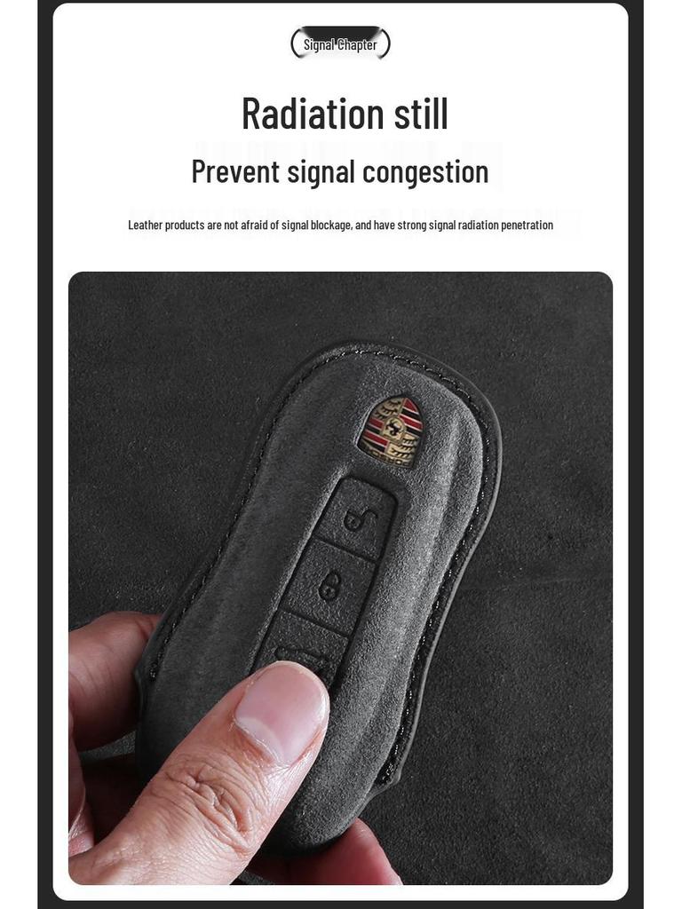 Чехол для ключей Porsche для новых Cayenne, Macan, 718, Taycan, Panamera и 911