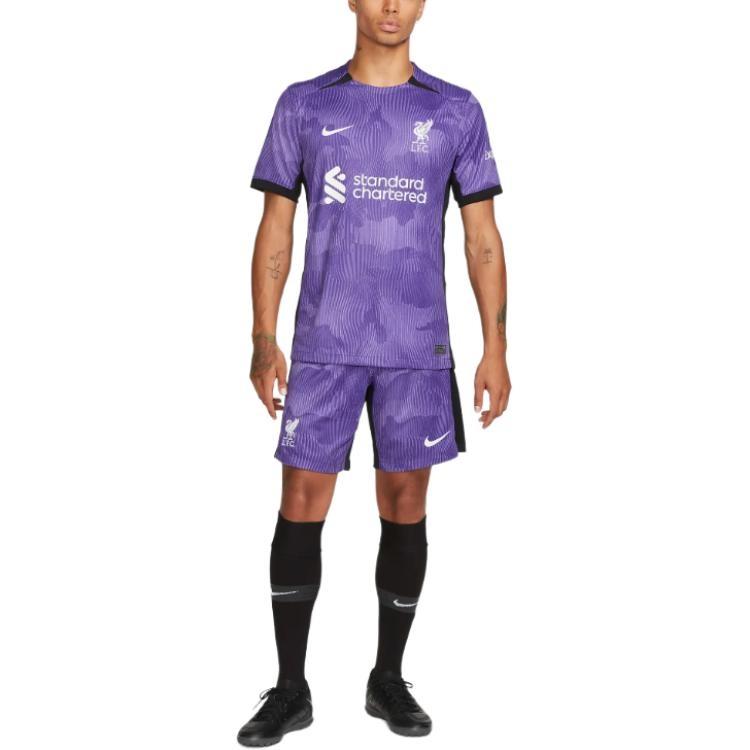 Nike Футбольная футболка Liverpool FC 23-24 Stadium Третья Dri-FIT 'Фиолетовая' Мужская DX9822-568