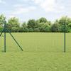 VidaXL Euro Fence Set of 2 Green Powder-Coated Metal Large 3350358