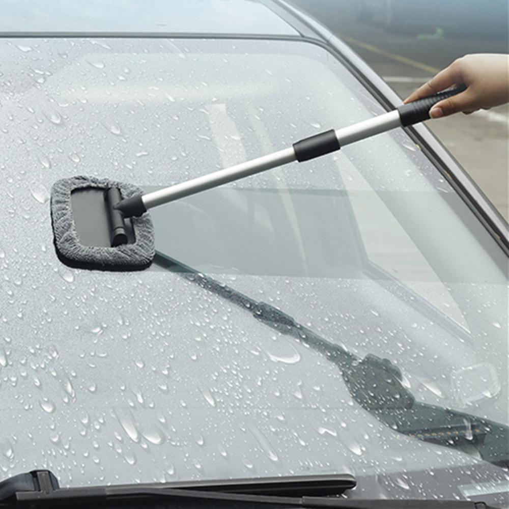 Новая щетка для чистки лобового стекла Алюминиевая и АБС телескопическая ручка Очистка от запотевания окон