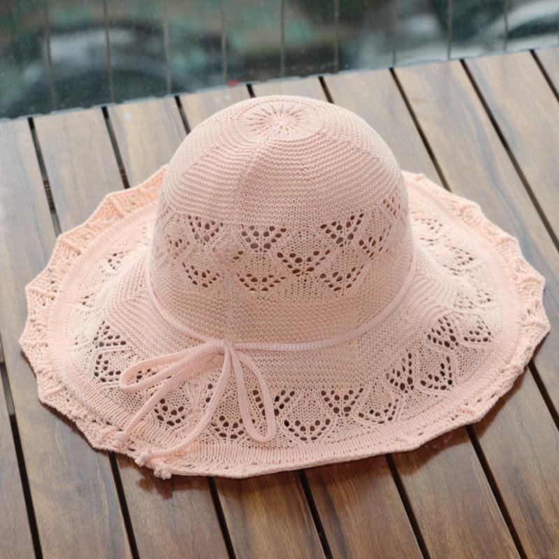 Summer Women's Straw Hat Summer Washable Folding Korean Version Large Brim Sun Vacation Versatile Hat