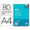 Color Paper Liderpapel Multifunction A4 80g/m2 Assortment 25 Colors Pack 100 Sheets