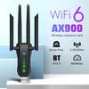 900Mbps USB WiFi 6 Bluetooth 5.4 Adapter Dual Band 2.4G/5Ghz Wireless Network Card for PC/Laptop Driver Free Win 10/11