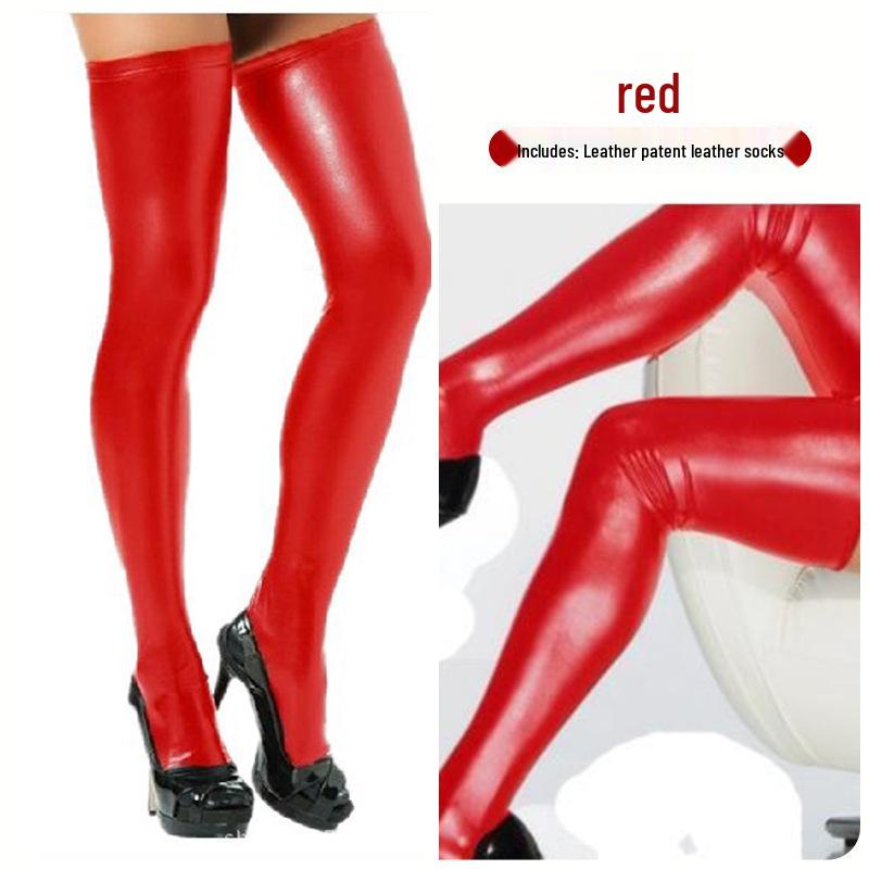 DS Performance Искусственная лакированная кожа Высокие танцевальные носки