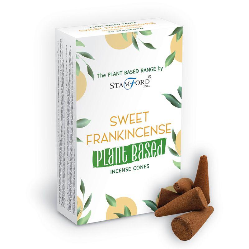 5x Frankincense Incense Cones - Sweet Plant Based 12 Pack