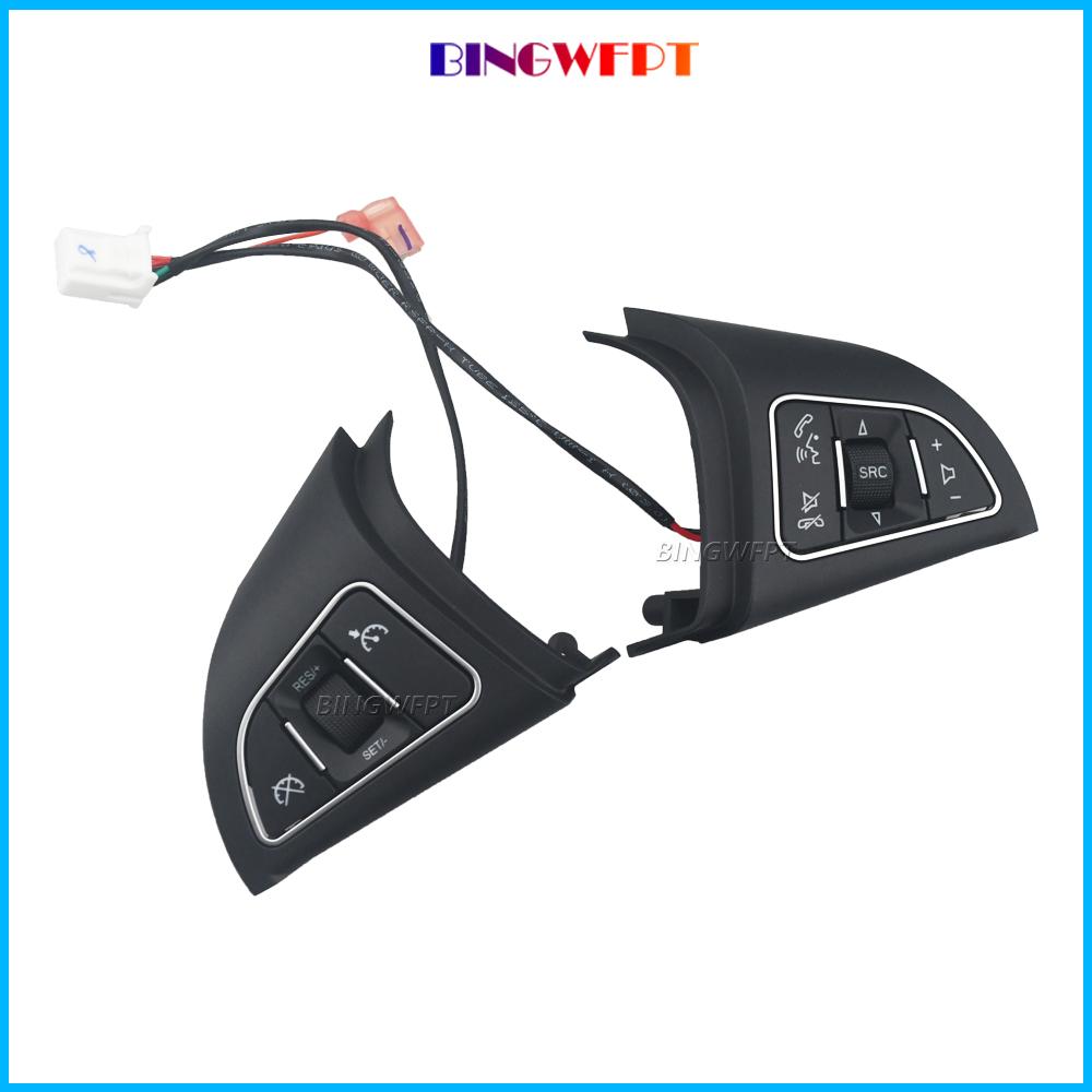 Car Steering Wheel Buttons Bluetooth Phone Cruise Control Remote Control Button Music Button For JAC S3 2014 2015 2016