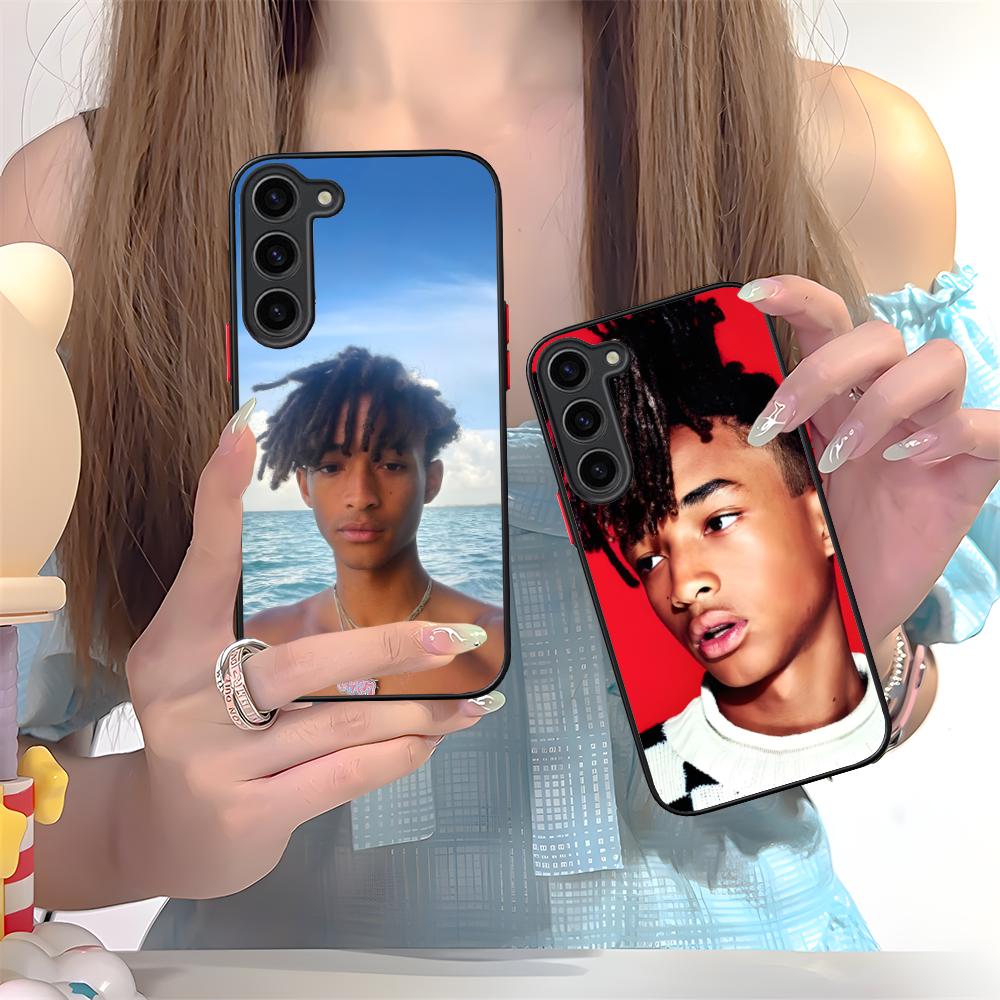 Jaden Smith Silicone Mobile Phone Case for Samsung Galaxy S26 S25 S24 S23 S22 S21 Plus FE Ultra Colorful Cover