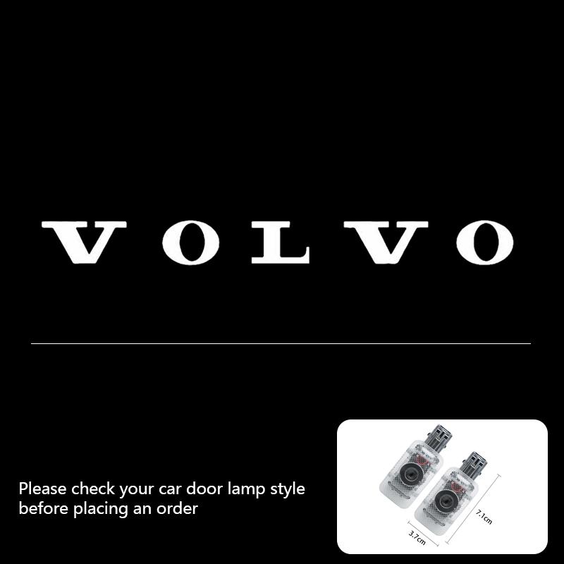 zpebr9 2PCs For Volvo Polestar S60 XC60 S40 XC40 XC90 V60 S90 Accesorios Car Door Light LED Welcome Laser Projector Logo Lamp Backlight