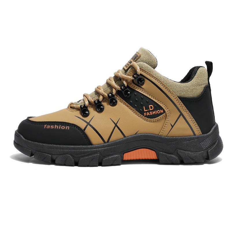 New Cross Border Large-size Men's Shoes Sports Casual Shoes British Style Outdoor Men's Hiking Shoes Trendy Shoes