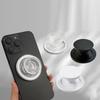 Black Mobile Phone Holder Magnetic Phone Grip Folding Socket Pocket Supports Safety Ring Finger Extension Bracket