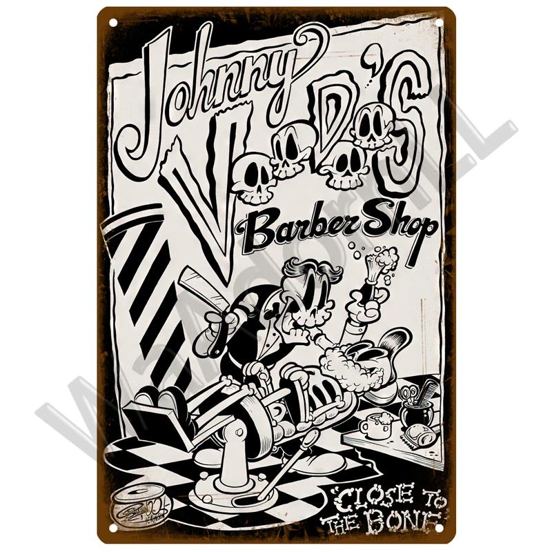 Парикмахерская Ретро Паб Бар украшения жестяная вывеска потертый шик домашний декор доска металлическая вывеска настенный постер винтажный декор искусство винтаж