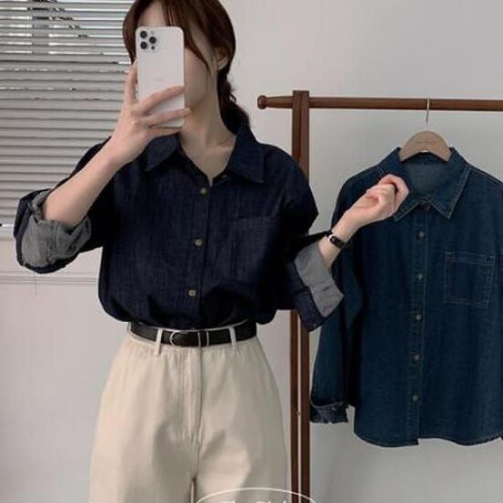 The Pink Men S overSized Denim Shirt