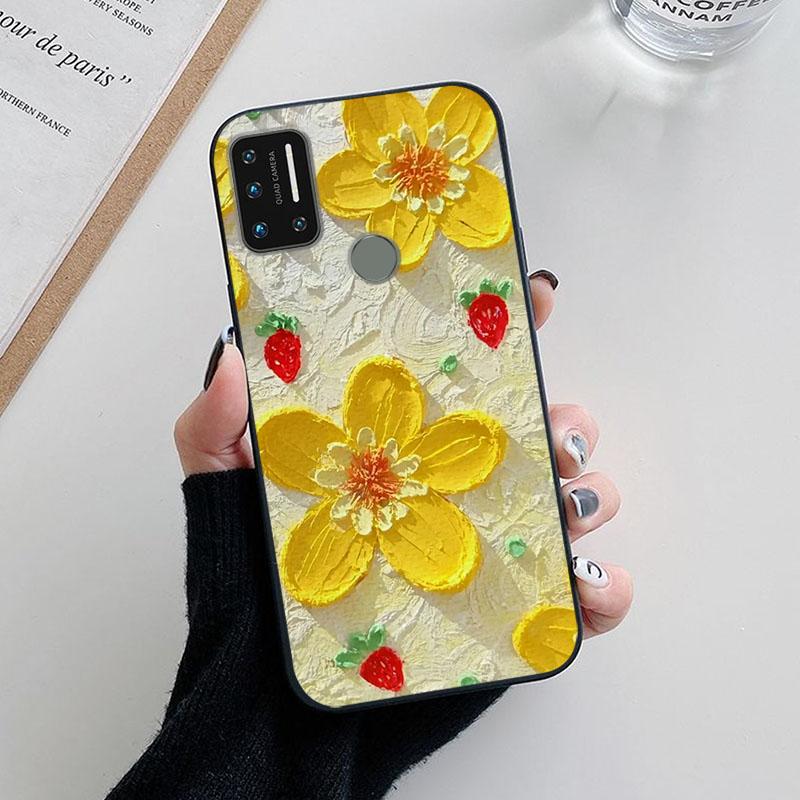 For UMIDIGI A9 Case A9Pro Phone Case Lovely Panda Cartoon Painting Soft Siliocne Coque For Umidigi A7 Pro Bumper Shell