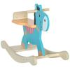 Rocking Animal Donkey Baby Rocking Toy with Handles Rocker Rocking Seat 59 x 27 x 43 cm Teal