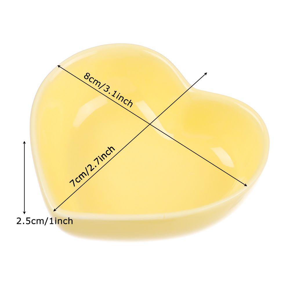 Кухонные блюда для подачи закусок, миска для соуса, мини-керамическая соусница, блюдце для приправ, форма сердца