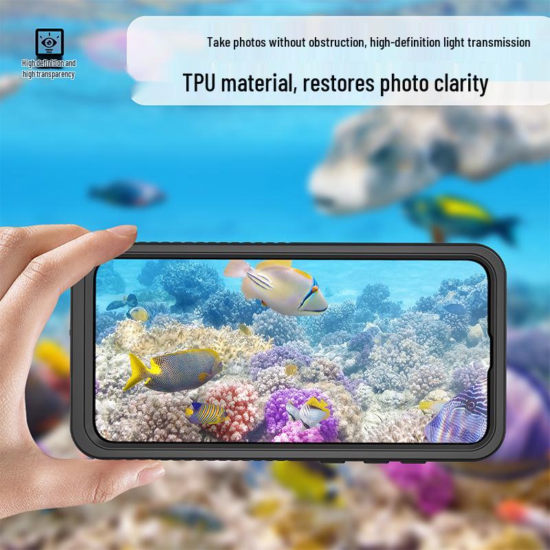 Водонепроницаемый и ударопрочный магнитный кейс для дайвинга для Galaxy S25FE