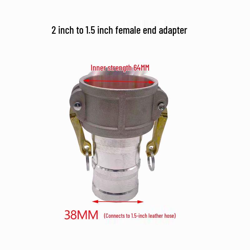 Aluminum Alloy Type C Male & Female Quick Coupler Hose Fittings with Reducing Lever