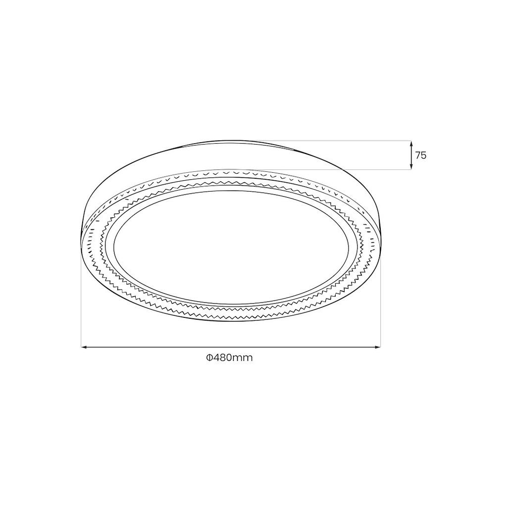 Vigo ceiling lamp Ø480Mm 36W Led 4000K