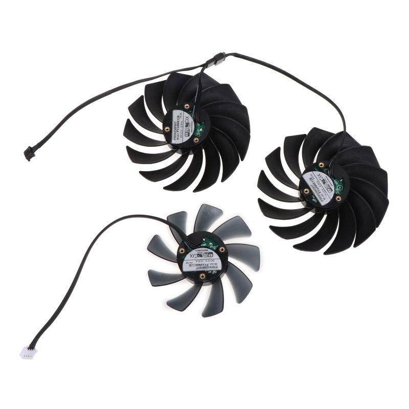 3 Pieces 90mm PVA080E12R 4Pin Graphics Card Cooling Fan For Colorful iGame GeForce 3060 3070 3070 VGA