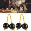 Cluoling Pachika Asalato Percussion Instrument, Ethnic Maracas, Shakers, African Rhythmic Ball Cashaka Instrument, Set of 2