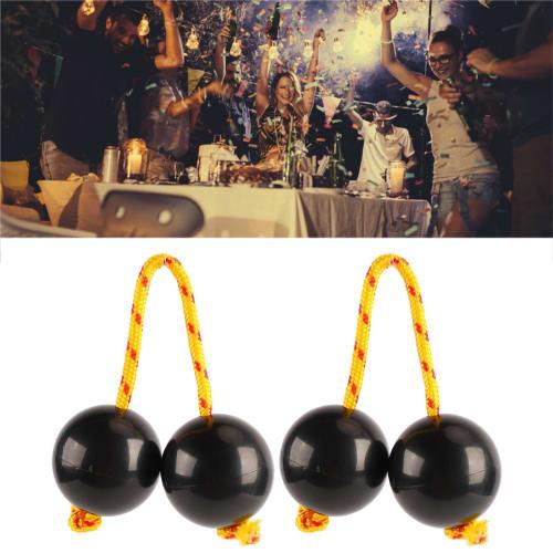 Cluoling Pachika Asalato Percussion Instrument, Ethnic Maracas, Shakers, African Rhythmic Ball Cashaka Instrument, Set of 2
