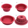 4/6/8-дюймовая круглая форма для торта, силиконовая легкосъемная антипригарная многоразовая форма для приготовления мусса Mooncake, кухонные инструменты для выпечки