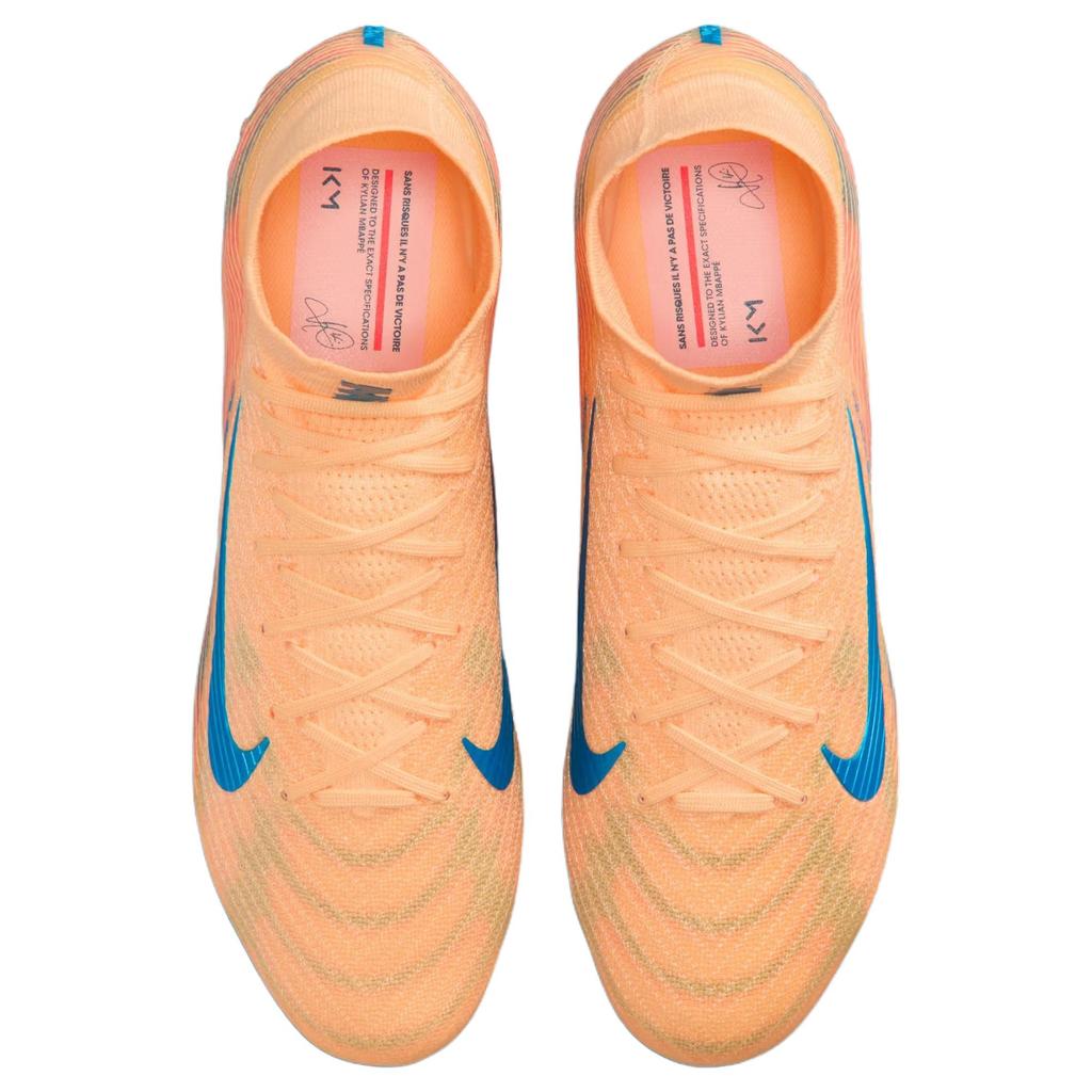 Футбольные бутсы Kylian Mbappé x Nike Mercurial Superfly 10 Унисекс Оранжевые FQ8692-801