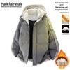 Mark Hua Fei Men's Hooded Padded Jacket