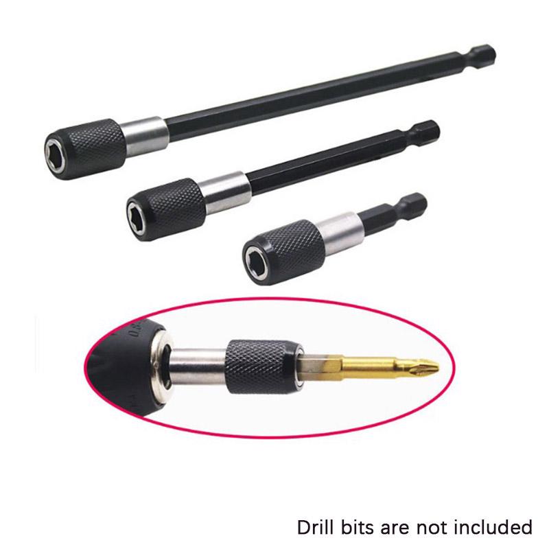 Шестигранный держатель магнитных бит для отвертки с хвостовиком 1/4 дюйма, удлинитель для ручного привода