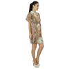 Bimba Women Cotton Caftan Dress Short Beach Cover Up Printed Kaftan