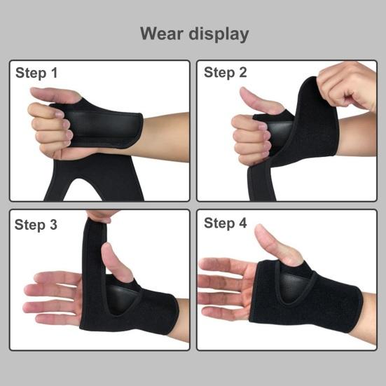 Wrist Brace for Carpal Tunnel Arthritis Pain Relief Wrist Wrap Support Adjustable Breathable Sports Wrist Guard